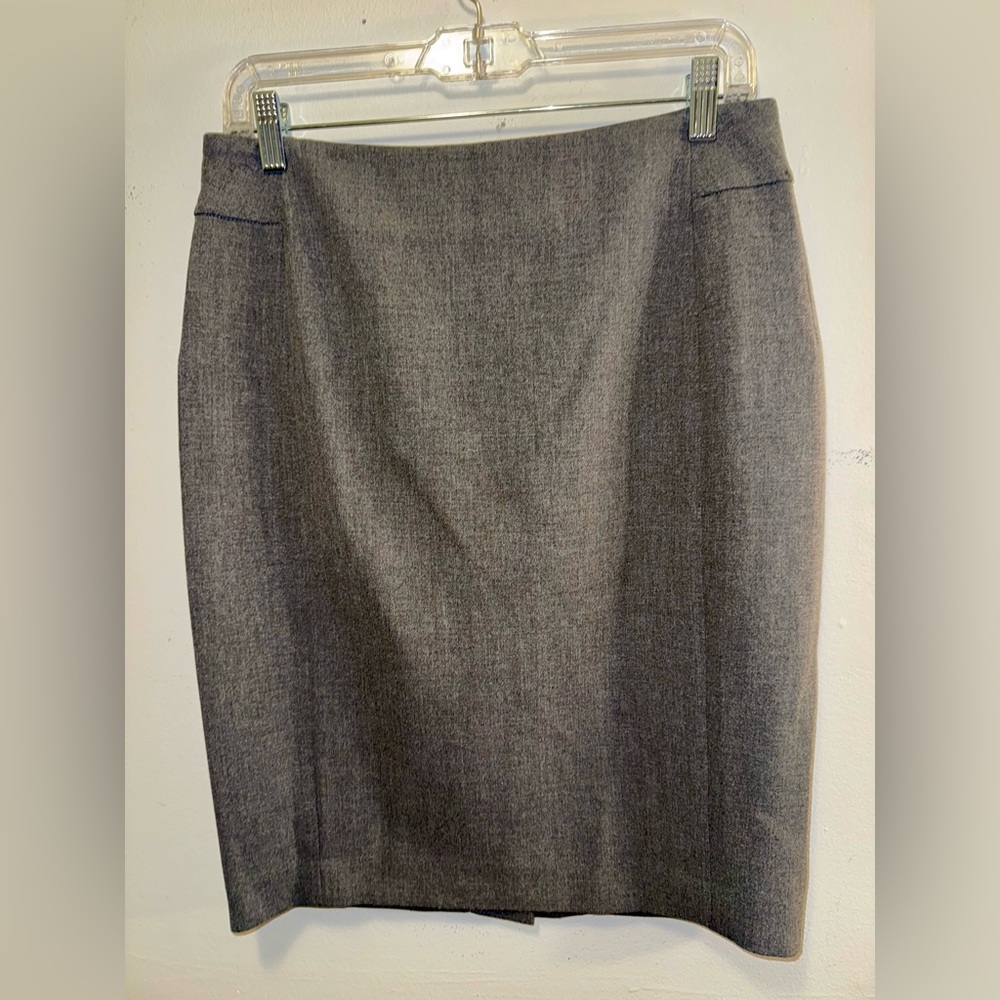 LOFT Charcoal Pencil Skirt